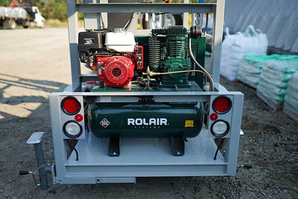 honda powered 13 hp rolair compressor baglady inc